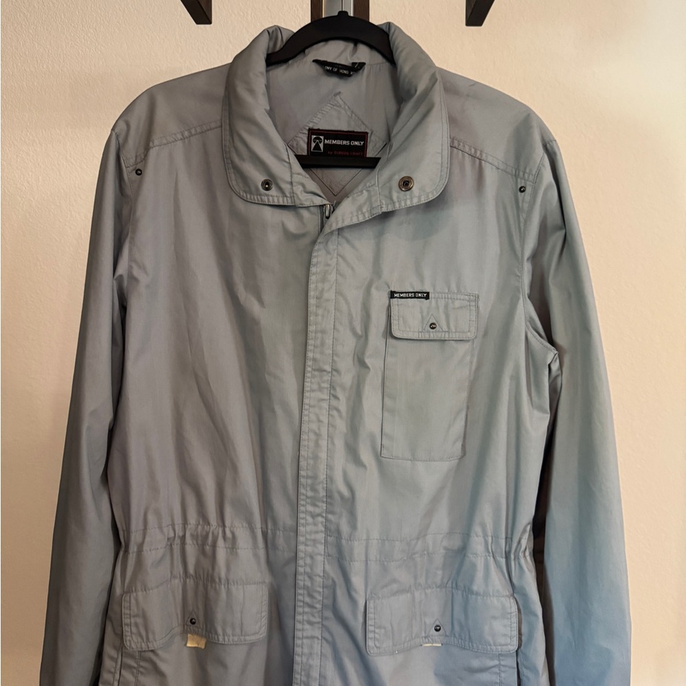 Members Only Light Gray Jacket - image 1